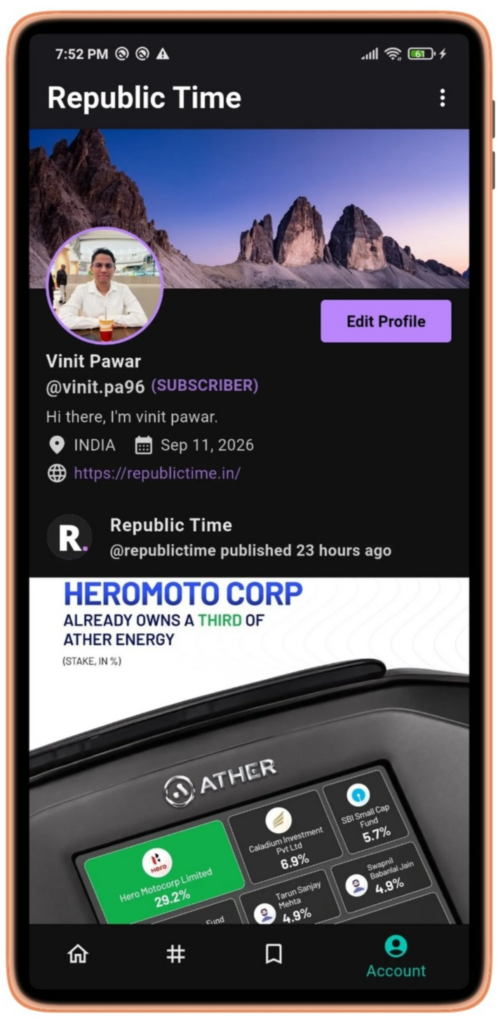 Republic Time : Your fast, Ad-free News feed